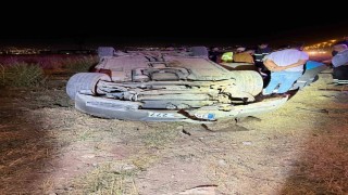 Batmanda otomobil takla attı: 1 yaralı