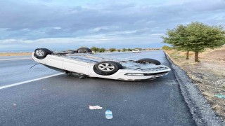Batmanda otomobil takla attı: 1 yaralı