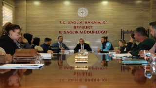 Bayburt Afet Sağlık Grubu saha tatbikatı öncesi bilgilendirildi