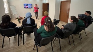 Bayburt Kızılaydan Afet ve İlkyardım eğitimi