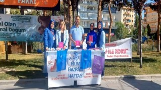 Bayburtta Emzirme ve Normal Doğum Haftası kapsamında farkındalık etkinliği düzenlendi