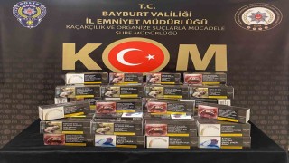 Bayburtta kaçak alkol ve tütün operasyonlarında 4 şüpheli gözaltına alındı