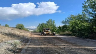 Bayırköyde arazi yolları yenilendi