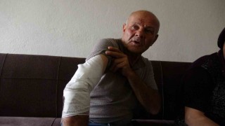 Beslemek istediği köpek saldırdı, koluna 10dan fazla dikiş atıldı