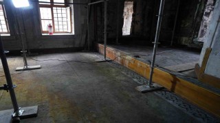 Beyoğlunda 439 yıllık Molla Çelebi Camiindeki yangın sonrası restorasyon çalışmalarına başlandı