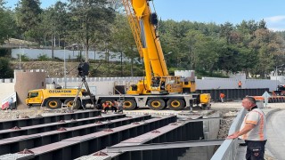 Bilecikte Hamsu Köprüsü araç trafiğine açıldı