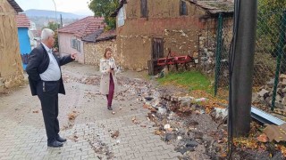 Bilecikte sağanak yağış sonrası temizlik