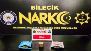 Bilecikte uyuşturucu operasyonu: 1 şüpheli yakalandı
