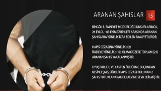 Bingölde 35 şüpheli yakalandı