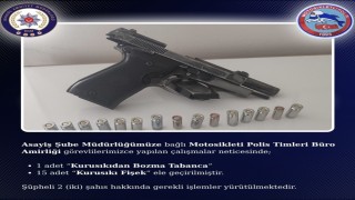 Bingölde tabanca ele geçirildi