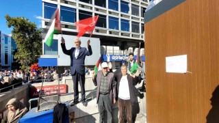 Binlerce Ankaralı Filistine destek için yürüdü