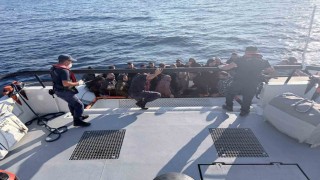 Bodrumda 35 düzensiz göçmen yakalandı