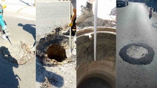 Bodrumda yol altında kalan bacalar yükseltiliyor