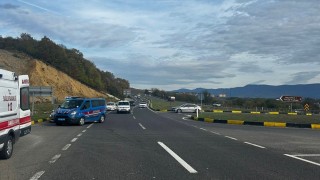 Bolu D-100de iki araç çarpıştı: 5 yaralı