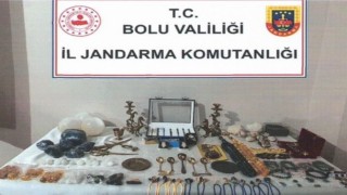 Boluda kaçak altın tozu ve tarihi eser yakalandı: 1 gözaltı