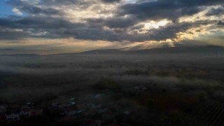 Boluda sis denizi kartpostallık manzaralar oluşturdu