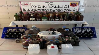 Bozdoğanda kaçak alkol operasyonu