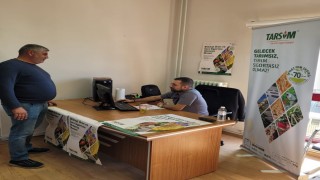 Buharkentte üreticiler tarım sigortası konusunda bilgilendirildi