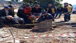 Burdurda kuyuya düşen vatandaş ekipler tarafından kurtarıldı