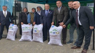 Bursada çiftçilere tohum desteği
