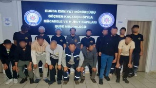 Bursada kaçak göçmen operasyonu