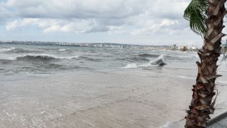 Büyükçekmecede lodos etkili oldu