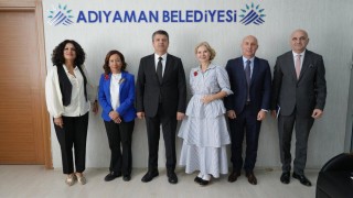 Büyükelçi Malena Marddan Başkan Abdurrahman Tutdere ile bir araya geldi