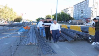 Büyükkılıç, 295 milyon TLlik katlı kavşak projesini yerinde inceledi