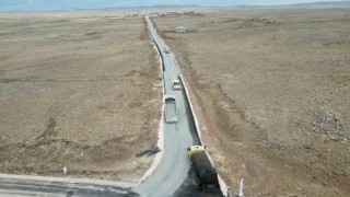 Büyükşehir Belediyesi 4 kilometrelik yolu yeniledi