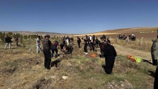 Büyükşehir, Sarımsaklıda bin 500 fidanı toprakla buluşturdu