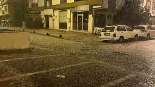 Çanakkalede dolu yağışı etkili oldu