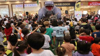Ceylan Karavil Parkta Jurassic Age etkinliği çocuklarla buluştu