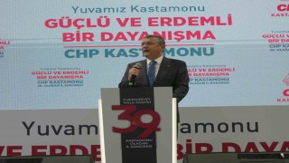 CHP Genel Başkanı Özel, CHP Kastamonu İl Başkanlığı 39. İl Kongresine katıldı