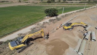 Çinede 38 bin dekar arazi modern sisteme kavuşacak