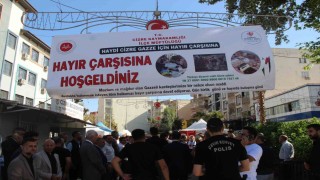 Cizre Müftülüğü, Gazzeye yardım göndermek için  hayır çarşısı kurdu