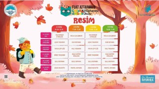 Çocuk kütüphanesinde renkli atölyeler