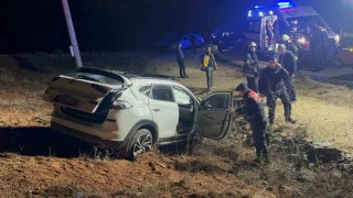 Çocuk sürücünün kullandığı otomobil şarampole uçtu: 1 ölü, 4 yaralı