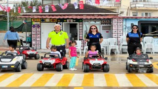 Çocuklara uygulamalı trafik eğitimi