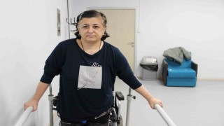 Çorumda 14 yıl önce 3 aylık ömrün kaldı dediler: Şimdi yeniden yürümenin heyecanını yaşıyor