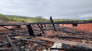 Çorum'da yanan ahırdaki 30 küçükbaş hayvan telef oldu