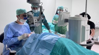 Çukurcada katarak ameliyatı yapıldı