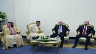 Cumhurbaşkanı Erdoğan, BAE Devlet Başkan Yardımcısı Al Nahyan ile görüştü