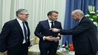 Cumhurbaşkanı Erdoğan, Fransa Cumhurbaşkanı Macron ile görüştü