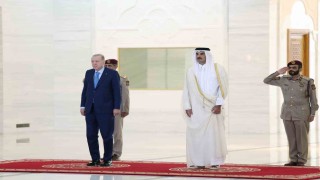 Cumhurbaşkanı Erdoğan, Katar Emiri Al Thani ile görüştü