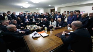 Cumhurbaşkanı Erdoğan, TBMMde siyasi parti genel başkanları ile görüştü