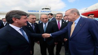 Cumhurbaşkanı Erdoğan, TDT Zirvesine katılmak üzere Azerbaycanda