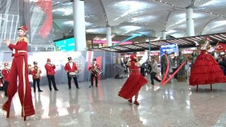 Cumhuriyet Bayramı İstanbul Havalimanında coşkuyla kutlandı