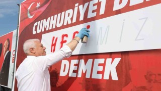 Cumhuriyet demek kampanyası büyük ilgi gördü