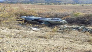 D100de otomobil şarampole yuvarlandı: 1 yaralı