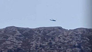Dağda mahsur kalan 2 kişi askeri helikopterle kurtarıldı
